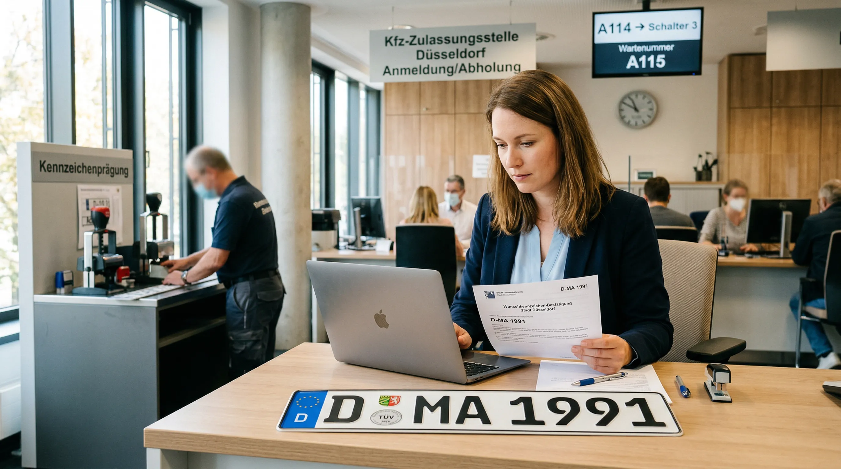 Wunschkennzeichen Düsseldorf